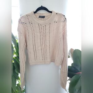 Light Peach Knit Sweater